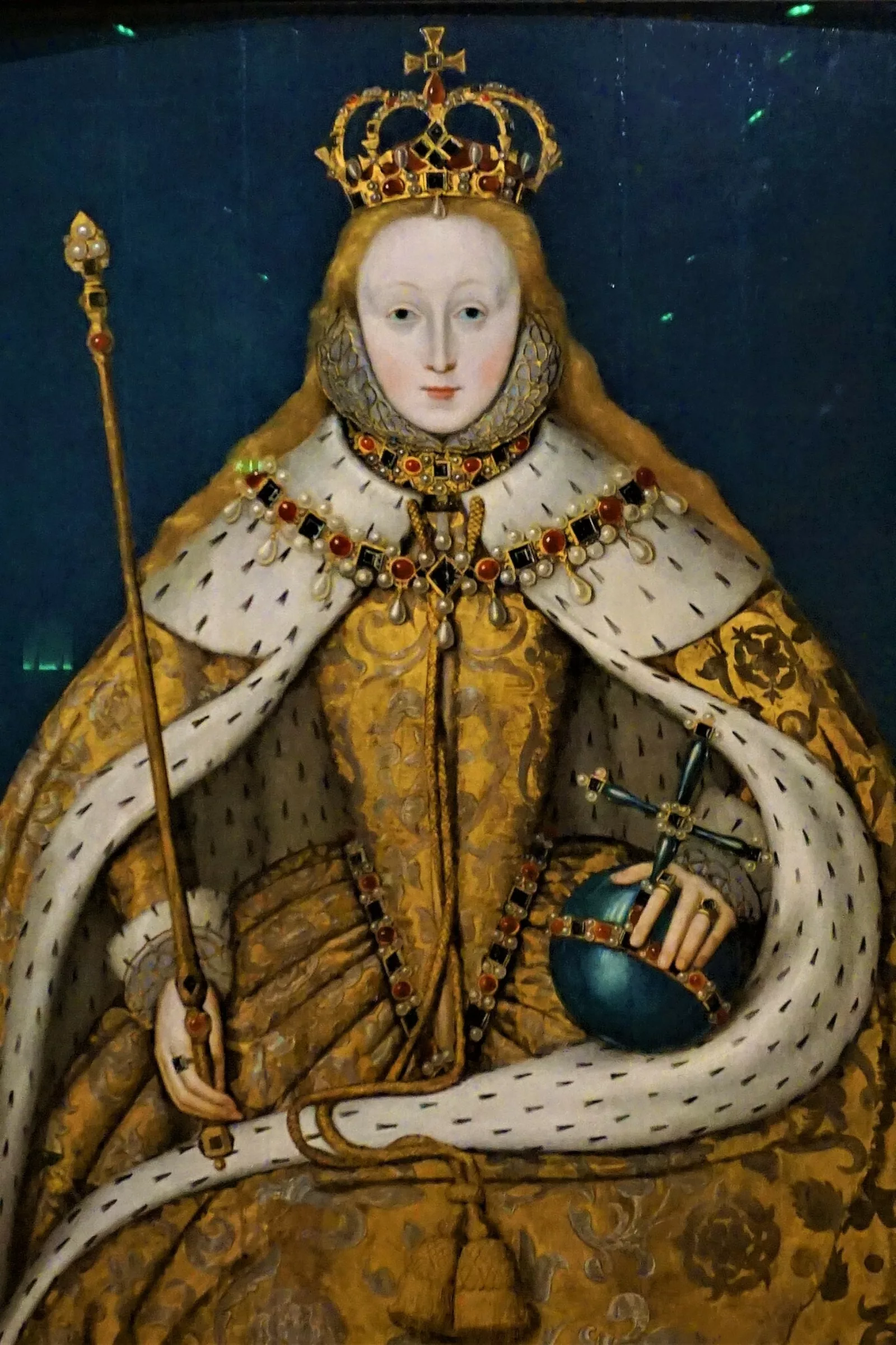 A painting of Queen Elizabeth I.